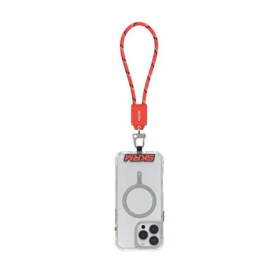 Skinarma Dyno Ve 2-In-1 Handstrap And Charging Cable (C-To-C) - Red